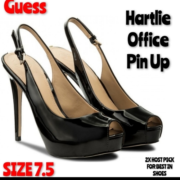 Guess Shoes - Guess Shoe Size 7.5 Sling Back Stiletto Open Toe